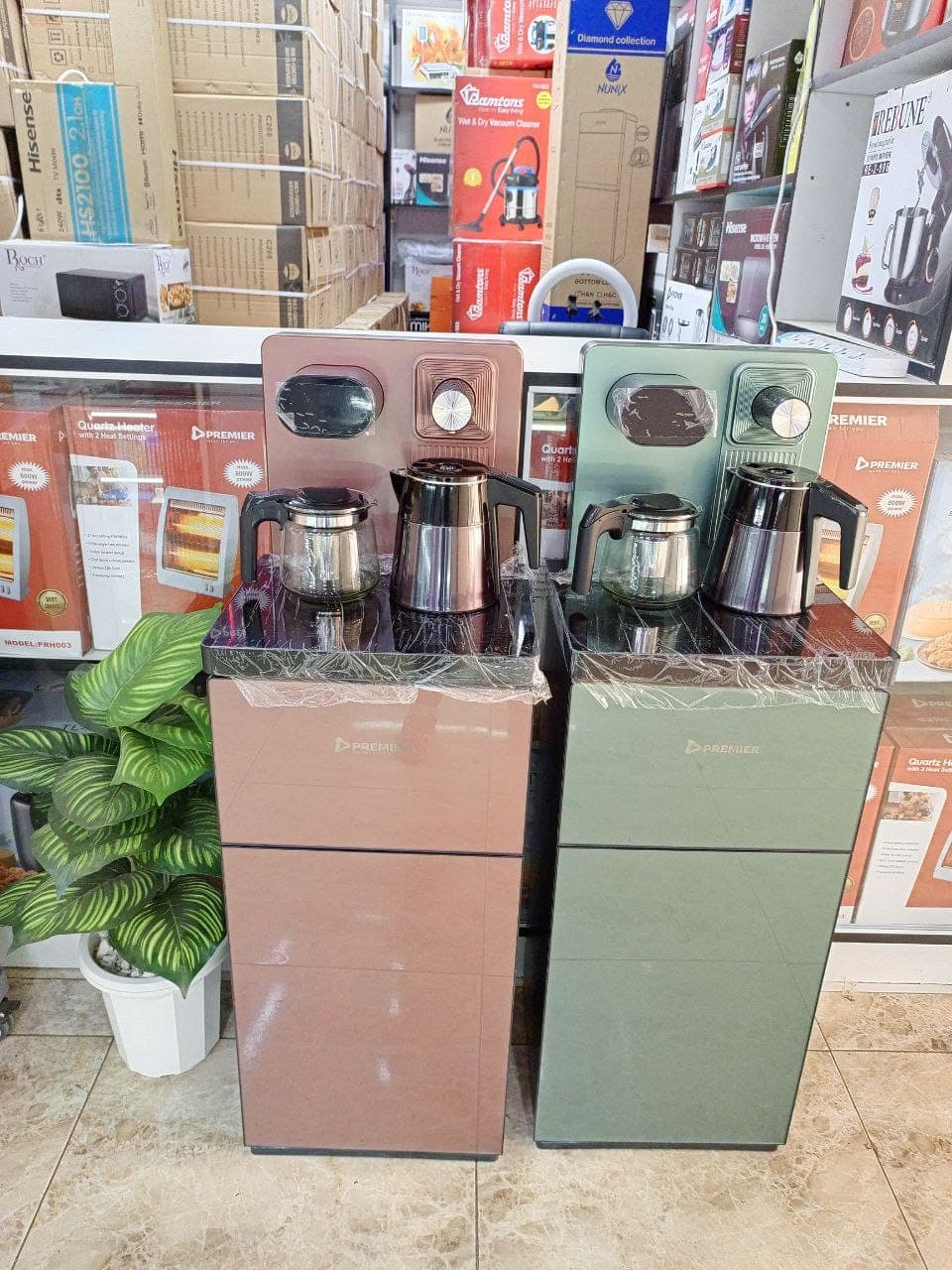 Premier Bottom Load Water Dispenser with Kettle Top