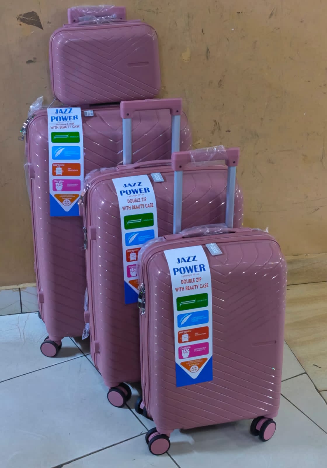 Jazz Power 4-Piece Luggage Set