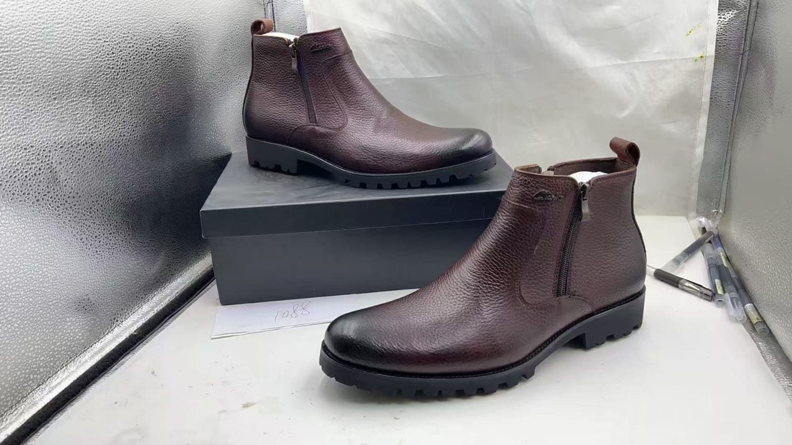 Men's Leather Ankle Chelsea Boots